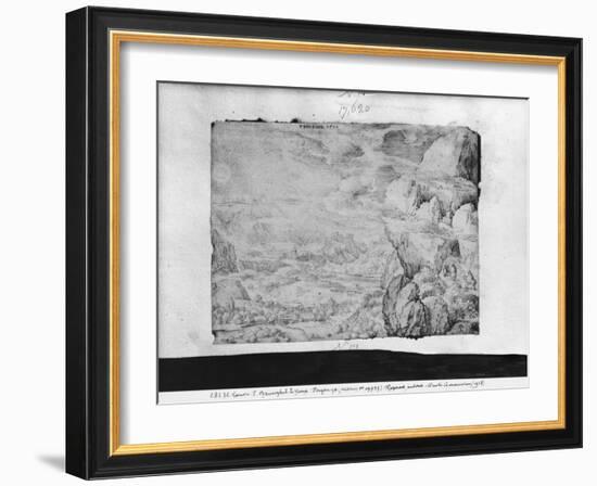 Landscape, 1560-Pieter Bruegel the Elder-Framed Giclee Print