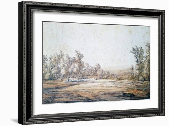 Landscape, 1620-1691-Aelbert Cuyp-Framed Giclee Print