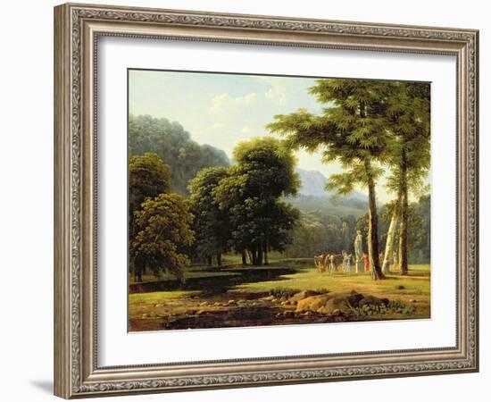 Landscape, 1804-Jean Victor Bertin-Framed Giclee Print