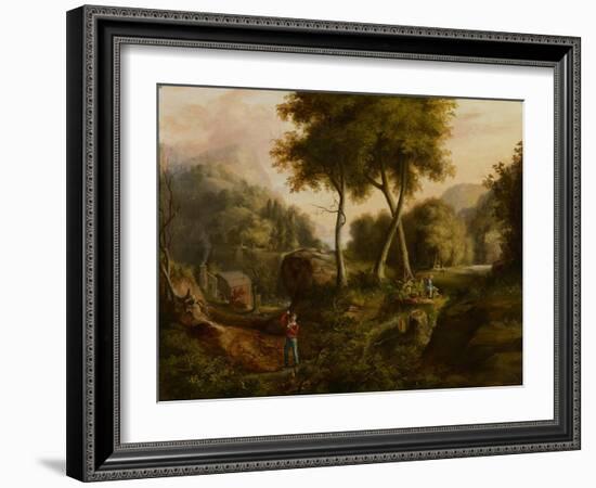 Landscape, 1825-Thomas Cole-Framed Giclee Print