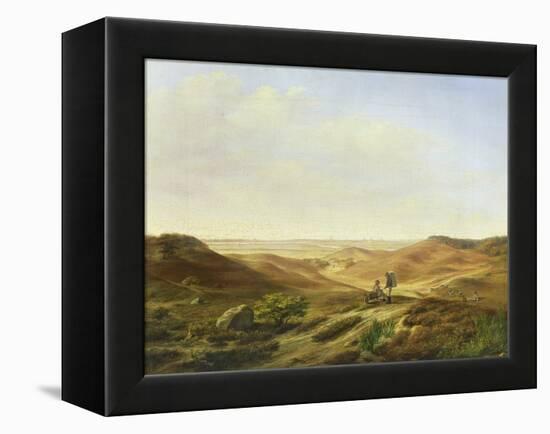 Landscape, 1835-John Wilhelm David Bantelmann-Framed Premier Image Canvas