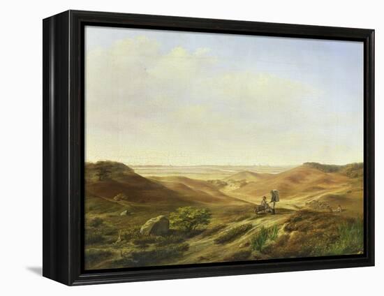 Landscape, 1835-John Wilhelm David Bantelmann-Framed Premier Image Canvas