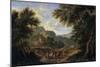 Landscape -18th Century-Adriaen Fransz Boudewijns-Mounted Giclee Print
