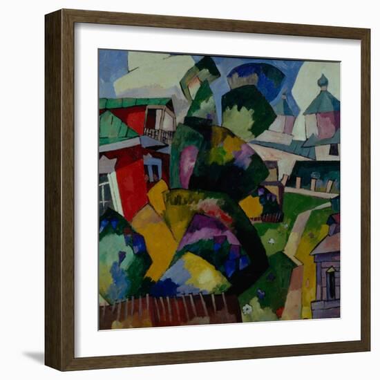 Landscape, 1900s-1910S-Aristarkh Vasilyevich Lentulov-Framed Giclee Print