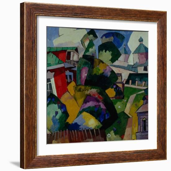 Landscape, 1900s-1910S-Aristarkh Vasilyevich Lentulov-Framed Giclee Print