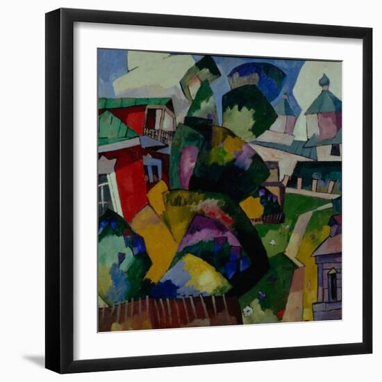 Landscape, 1900s-1910S-Aristarkh Vasilyevich Lentulov-Framed Giclee Print