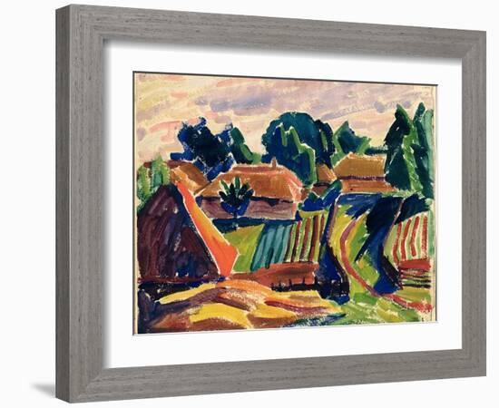 Landscape, 1908-12-Alexej Von Jawlensky-Framed Giclee Print