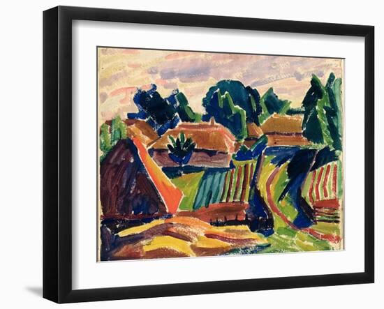 Landscape, 1908-12-Alexej Von Jawlensky-Framed Giclee Print