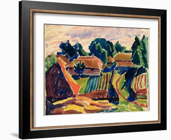 Landscape, 1908-12-Alexej Von Jawlensky-Framed Giclee Print