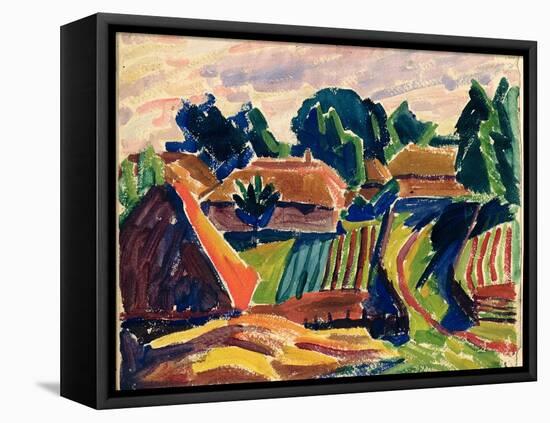 Landscape, 1908-12-Alexej Von Jawlensky-Framed Premier Image Canvas