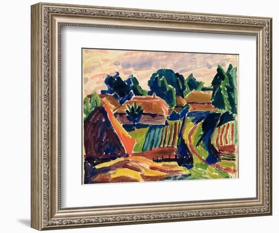 Landscape, 1908-12-Alexej Von Jawlensky-Framed Giclee Print