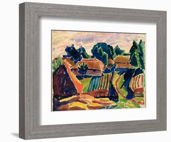 Landscape, 1908-12-Alexej Von Jawlensky-Framed Giclee Print