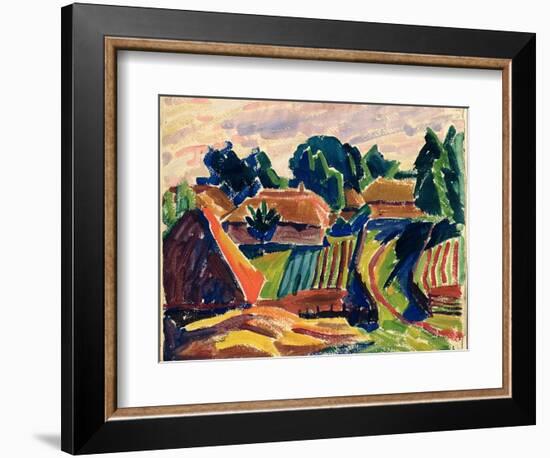Landscape, 1908-12-Alexej Von Jawlensky-Framed Giclee Print