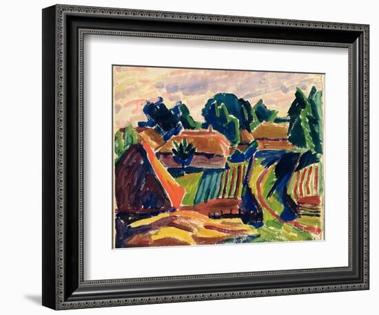 Landscape, 1908-12-Alexej Von Jawlensky-Framed Giclee Print