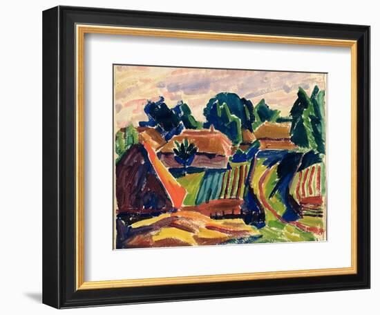 Landscape, 1908-12-Alexej Von Jawlensky-Framed Giclee Print