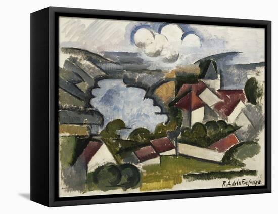 Landscape, 1912 (Oil on Canvas)-Roger de La Fresnaye-Framed Premier Image Canvas