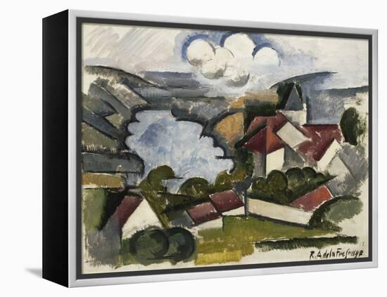 Landscape, 1912 (Oil on Canvas)-Roger de La Fresnaye-Framed Premier Image Canvas