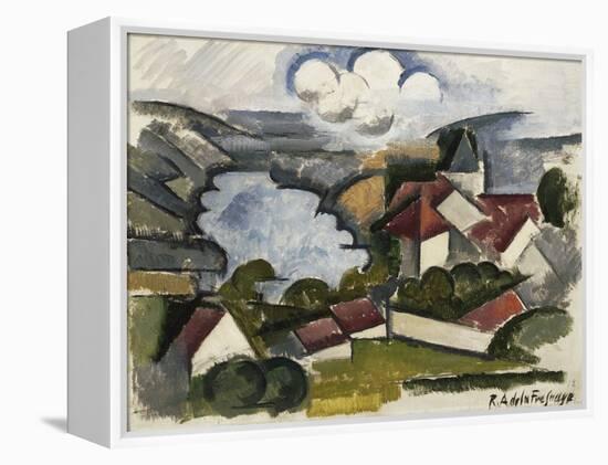 Landscape, 1912 (Oil on Canvas)-Roger de La Fresnaye-Framed Premier Image Canvas