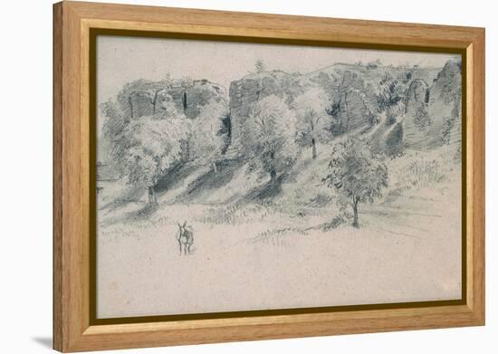 Landscape, 19th Century-Alfred Victor de Vigny-Framed Premier Image Canvas