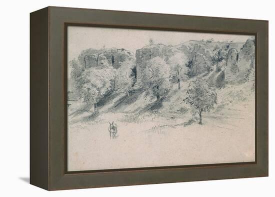 Landscape, 19th Century-Alfred Victor de Vigny-Framed Premier Image Canvas