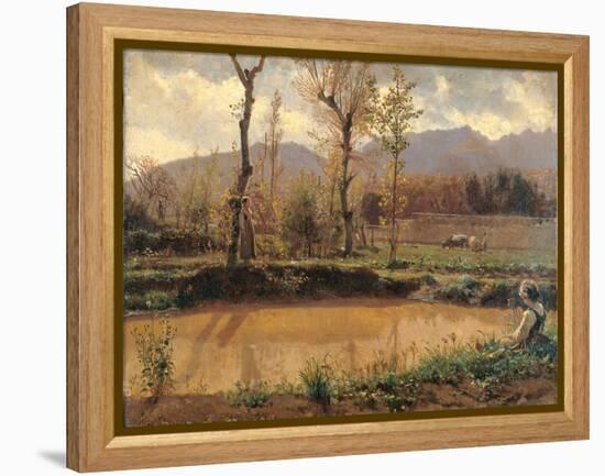 Landscape After the Rain-Filippo Palizzi-Framed Premier Image Canvas