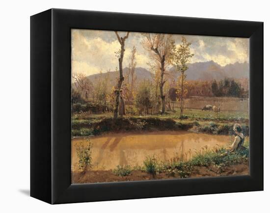 Landscape After the Rain-Filippo Palizzi-Framed Premier Image Canvas