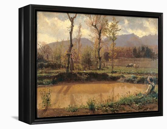 Landscape After the Rain-Filippo Palizzi-Framed Premier Image Canvas