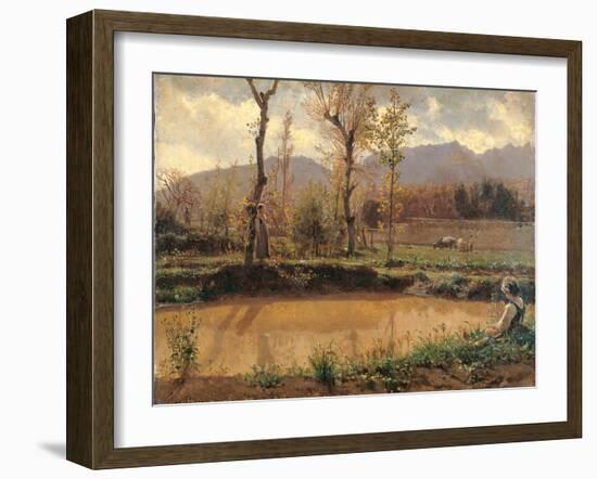 Landscape After the Rain-Filippo Palizzi-Framed Giclee Print