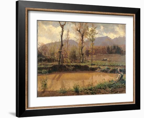 Landscape After the Rain-Filippo Palizzi-Framed Giclee Print