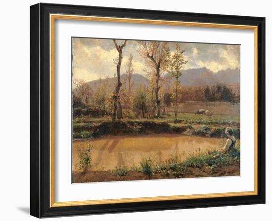 Landscape After the Rain-Filippo Palizzi-Framed Giclee Print