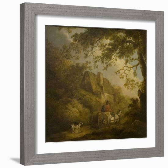 Landscape and Cottage-George Morland-Framed Giclee Print