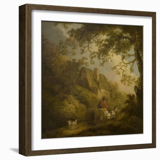 Landscape and Cottage-George Morland-Framed Giclee Print