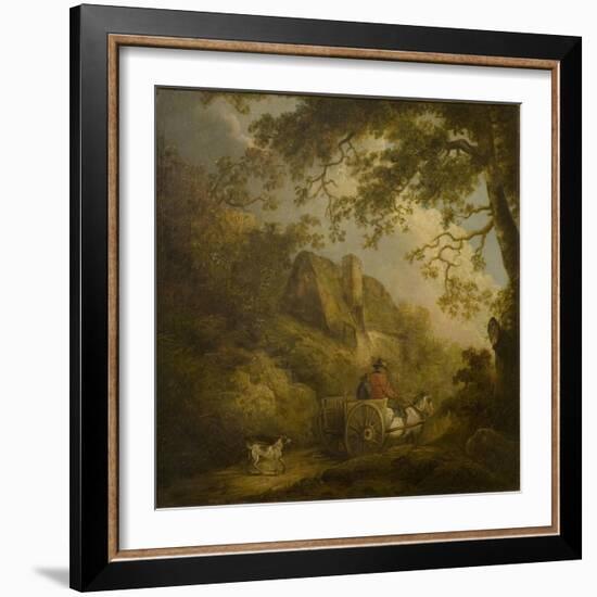 Landscape and Cottage-George Morland-Framed Giclee Print