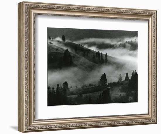 Landscape and Fog, 1971-Brett Weston-Framed Photographic Print