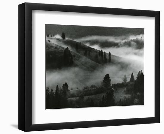 Landscape and Fog, 1971-Brett Weston-Framed Photographic Print