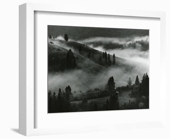 Landscape and Fog, 1971-Brett Weston-Framed Photographic Print