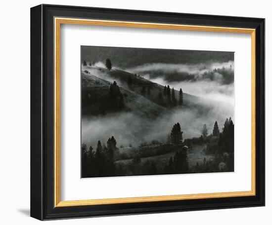 Landscape and Fog, 1971-Brett Weston-Framed Photographic Print