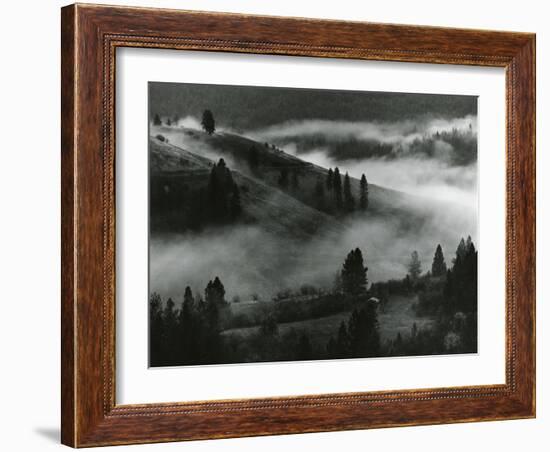 Landscape and Fog, 1971-Brett Weston-Framed Photographic Print