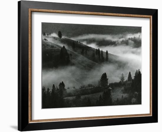 Landscape and Fog, 1971-Brett Weston-Framed Photographic Print