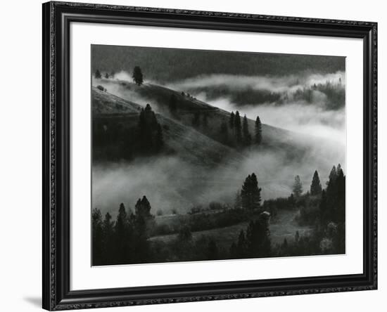 Landscape and Fog, 1971-Brett Weston-Framed Photographic Print