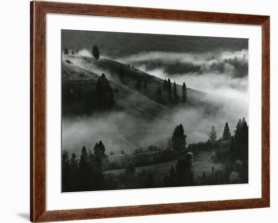 Landscape and Fog, 1971-Brett Weston-Framed Photographic Print