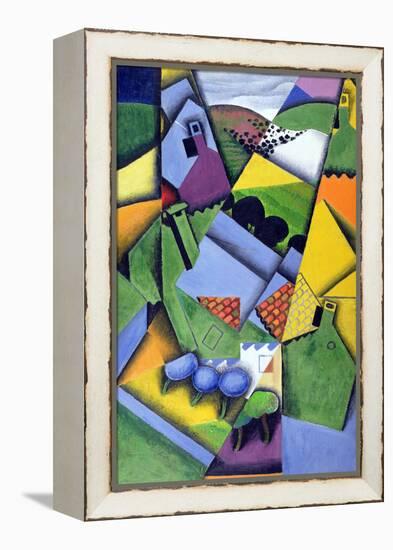 Landscape and Houses at Ceret, 1913-Juan Gris-Framed Premier Image Canvas