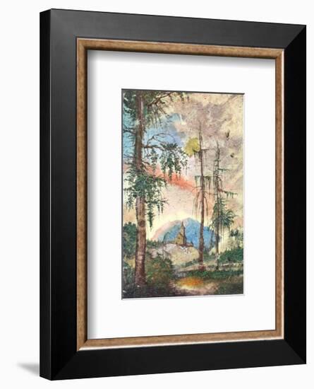 Landscape and Small Church-Albrecht Altdorfer-Framed Collectable Print