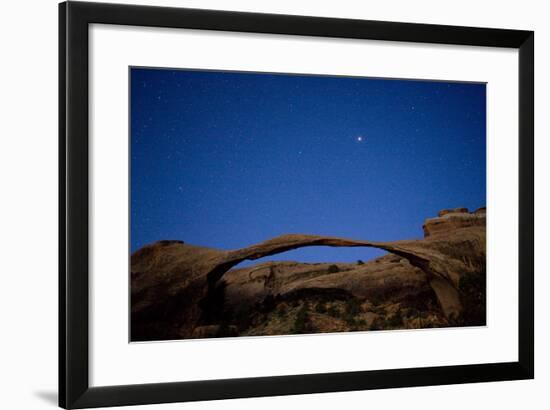 Landscape Arch Under The Stars-Lindsay Daniels-Framed Photographic Print