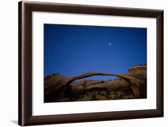 Landscape Arch Under The Stars-Lindsay Daniels-Framed Photographic Print