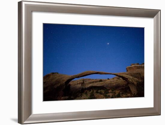 Landscape Arch Under The Stars-Lindsay Daniels-Framed Photographic Print