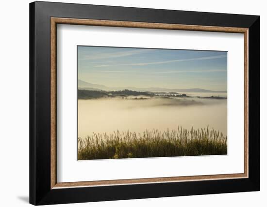 Landscape around Asciano-Guido Cozzi-Framed Photographic Print