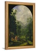 Landscape around Berchtesgaden, 1817-Ferdinand Olivier-Framed Premier Image Canvas