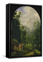 Landscape around Berchtesgaden, 1817-Ferdinand Olivier-Framed Premier Image Canvas