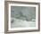 Landscape Around Honfleur, Snow, circa 1867-Claude Monet-Framed Premium Giclee Print